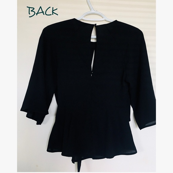 Fancy Black Blouse💄👠 - Picture 3 of 4